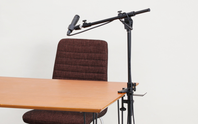 Desk-Mounted Microphone Boom Arm | no_model_microphone_stand